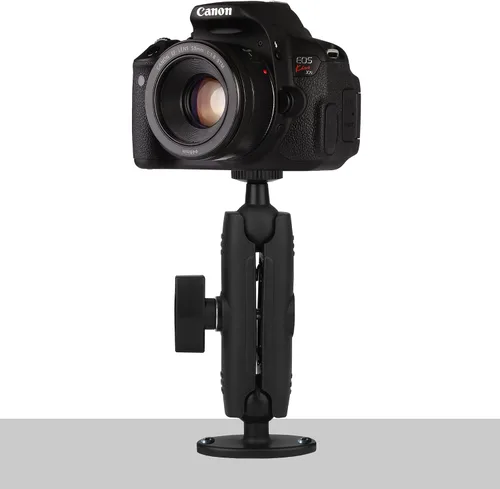 Miniatura 6 de Soporte de pared para teléfono, cabeza de bola, base de taladro de brazo largo de 360 grados para teléfono celular, iPhone 14 13, Samsung