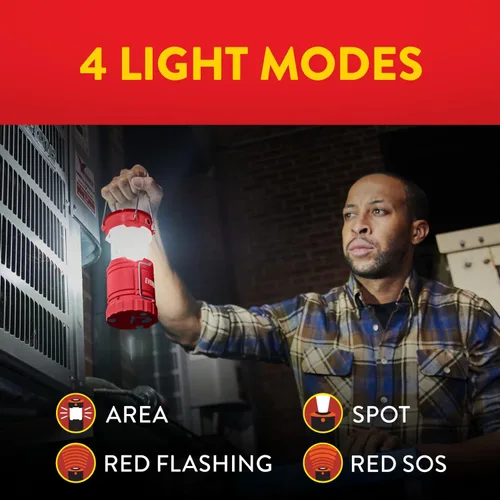 Miniatura 4 de Eveready - Linterna LED para campamento 360 PRO (paquete de 3), luces de tienda superbrillantes, linternas LED resistentes al agua IPX4 para cortes