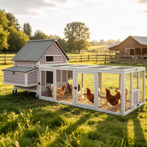 Miniatura 8 de GUTINNEEN Puerta automática de gallinero con energía solar, abridor de puerta de pollo automático para Chicken House Duck Run (negro)