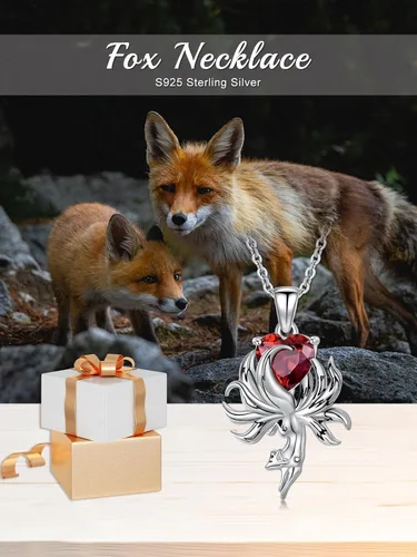 Miniatura 6 de Dorunmo Collares de animales con colgante de flamenco de rana y fénix de plata de ley, regalos de Navidad para mujeres y niñas