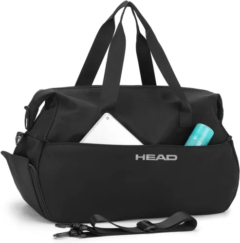 Miniatura 8 de HEAD Bolsa de deporte para mujer, bolsa de viaje impermeable de 32 litros con compartimento separado para zapatos, 4 formas de llevar, bolsa
