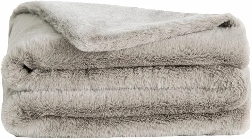 Miniatura 14 de UnHide Lil' Pet Marsh - Manta de piel sintética para mascotas, extra suave, ligera, lavable, cómoda y protección para sofá, jaula o cama, oso beige