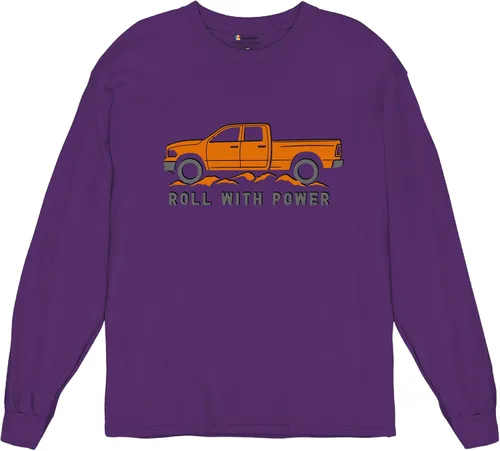 Miniatura 89 de Tee Hunt Camisetas gráficas y camisetas sin mangas para hombre Roll with Power Pickup Truck
