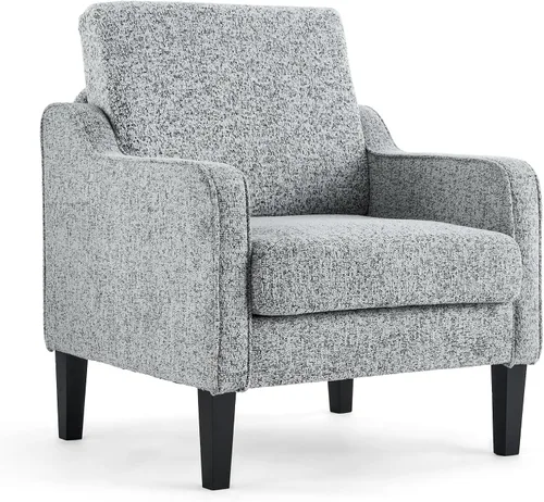Miniatura 32 de VINGLI Juego de 2 Sillas de Acento Modernas, Sillas Beige para Sala de Estar, Sillón Cómodo para Dormitorio, Silla de Sofá Tapizada, Silla