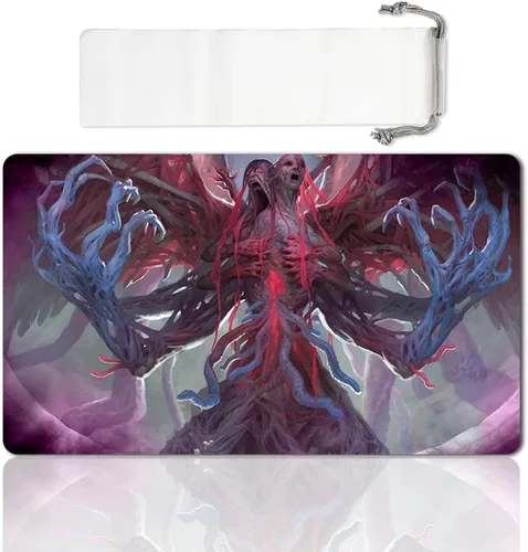 Miniatura 24 de Juego de mesa MTG Playmat Games Tamaño 60X35 cm CCG Compatible para MTG CCG RPG Juego de cartas coleccionables (Ajani Steadfast)