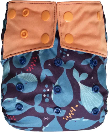 Miniatura 13 de Cubierta impermeable reutilizable para pañales: para pañales de tela preplegados, planos, ajustados o insertos (átomo)