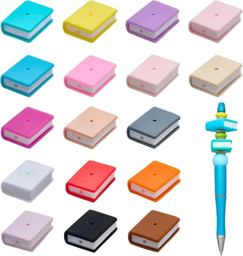Miniatura 10 de 12 cuentas de silicona 3D Sun para hacer llaveros focales a granel, estrellas y luna, cuentas focales para bolígrafos, cordones, pulseras, joyas