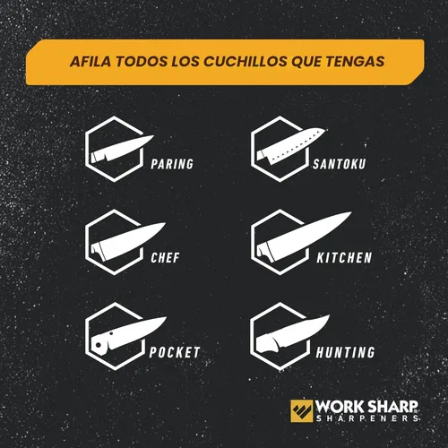 Miniatura 5 de Work Sharp Afilador de cuchillos rodantes, 4 ángulos de afilado, para todos los juegos de cuchillos de cocina