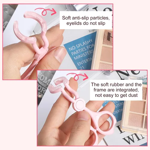 Miniatura 5 de Herramienta aplicadora de lentes de contacto, aplicador de lentes de contacto para lentes suaves, incluye abridor de ojos, pinzas y estuche