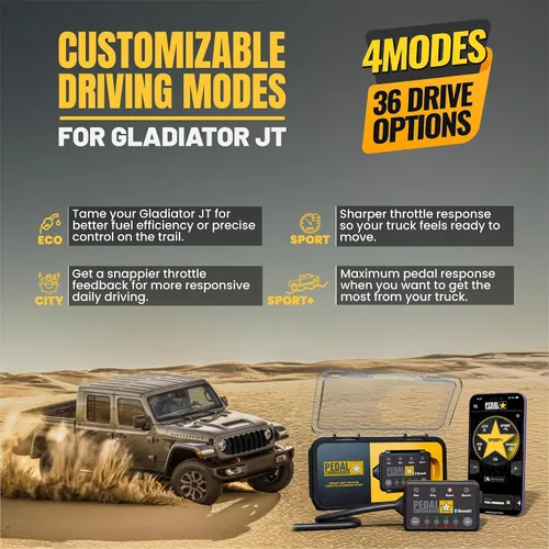 Miniatura 5 de PEDAL COMMANDER Controlador de aceleración para Jeep Gladiator JT 2020-2025
