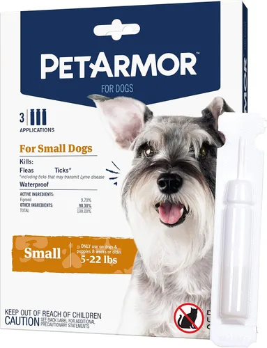 Miniatura 2 de PetArmor Tratamiento de pulgas y garrapatas para perros, 5-22 lbs, 3