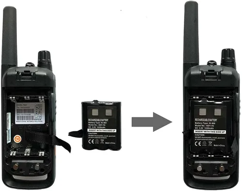 Miniatura 3 de 2 baterías de 1650 mAh PMNN4477AR 1532 compatibles con Motorola Talkabout T200 T210 T260TP T265 T270 T280 T400 T402 T460 T465 T470 T475 T478 T478