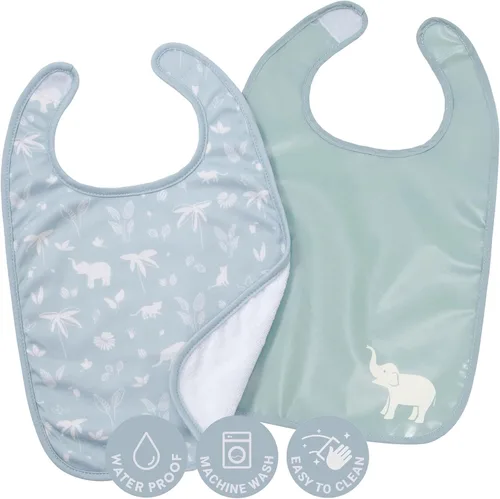 Miniatura 8 de BabyToLove Set of 2 Bibs Soft & Waterproof with a Hook & Loop Closure Infant & Toddler Mealtimes