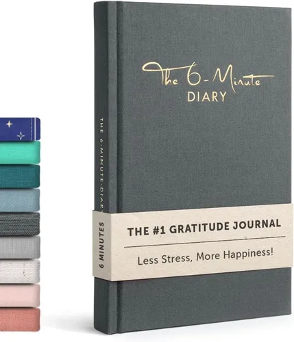 Miniatura 14 de Diario de 6 minutos – Diario de gratitud de 3 millones de usuarios para mujeres y hombres con indicaciones – Libro de autocuidado guiado basado