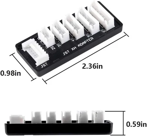 Miniatura 4 de 2pcs RC Product JST-XH-2-6S Lipo Battery Charge Balance Board, JST XH Board Balance Expansion Charger Adapter gor RC 6S LiPo Battery Charge Tabla