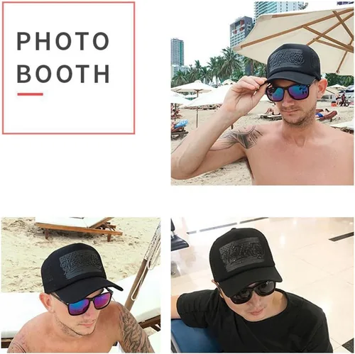 Miniatura 6 de Flipper - Gorra de béisbol de malla ajustable para hombre y mujer