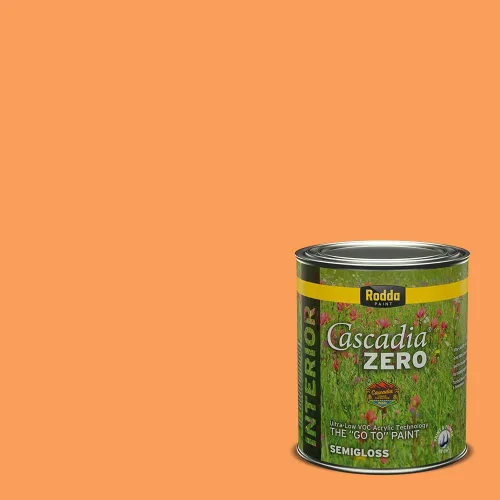 Miniatura 182 de Rodda Paint CASCADIA ZERO - Pintura plana e imprimación para interiores en uno, cuarto de galón, crema de ballet