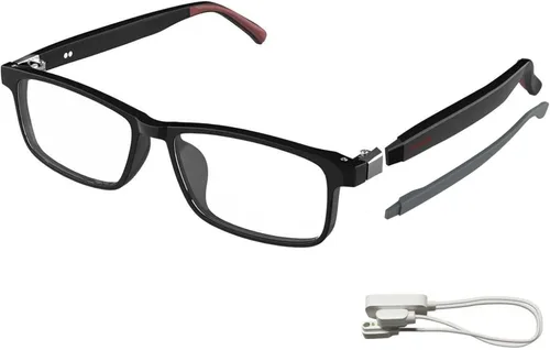 Miniatura 13 de Gafas inteligentes para mujeres y hombres, anteojos de audio Bluetooth con lentes que cambian de color, altavoces de sonido de oído abierto, carga