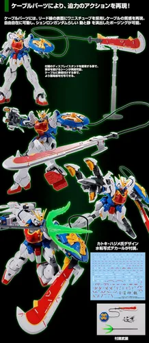 Miniatura 4 de Bandai MG 1/100 Shenlong Gundam EW (Liao Ya Unit) Kit