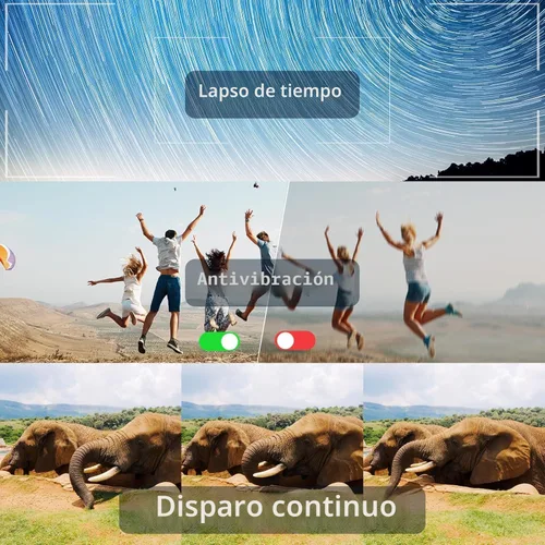 Miniatura 3 de Cámara digital 4K para fotografía, cámaras de videoblogs de 48 megapíxeles con enfoque automático y zoom digital 16X, cámara de punto y disparo