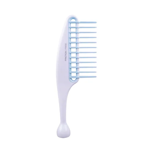 Cricket - Peine de rastrillo sin fricción, diseño de dientes anchos para desenredar, añadir volumen y brillo, reduce la fricción y el daño, mango