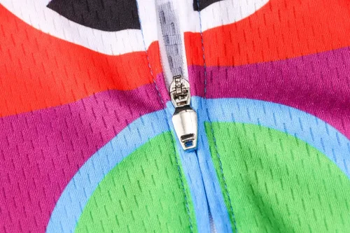 Miniatura 101 de Nuevo Pro cremallera completa hombres ciclismo Jersey manga corta Riding Shirt USA