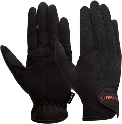Guantes de equitación para mujer Y.J TAILS Guantes ecuestres para mujer, damas, niñas para montar al aire libre, deportes