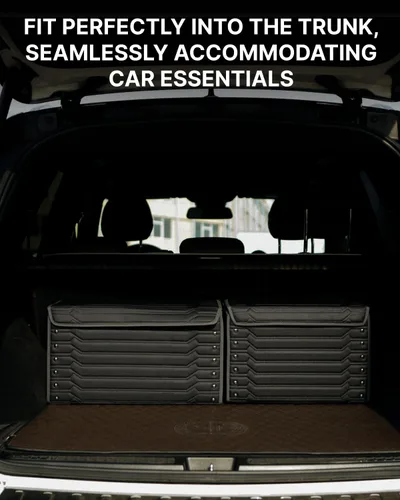 Miniatura 9 de Owleys Organizador de Maletero de Automóvil Para Zapatos - Caja de Almacenamiento Para SUV, Sedán o Camión - Contenedor de Carga Plegable Para
