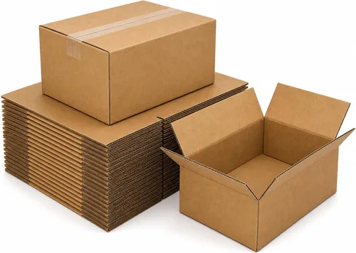 Miniatura 17 de Cajas de envío pequeñas de 6 x 4 x 3 pulgadas, cajas de cartón corrugado negro (paquete de 20) para correo, embalaje, pequeñas empresas y embalaje