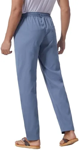 Miniatura 4 de Pantalones casuales de lino de algodón para hombre, pantalones sueltos de playa, pantalones largos de yoga ligeros