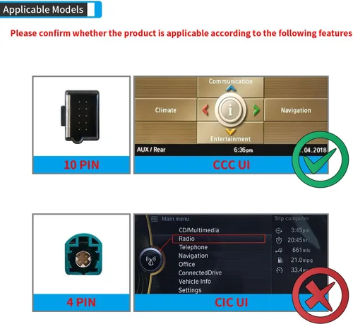 Miniatura 5 de PEMP Pantalla Linux de 8.8 pulgadas para BMW E60 E90 CCC con cable e inalámbrico CarPlay Retrofit Android Auto Display Mirror Link Car Radio