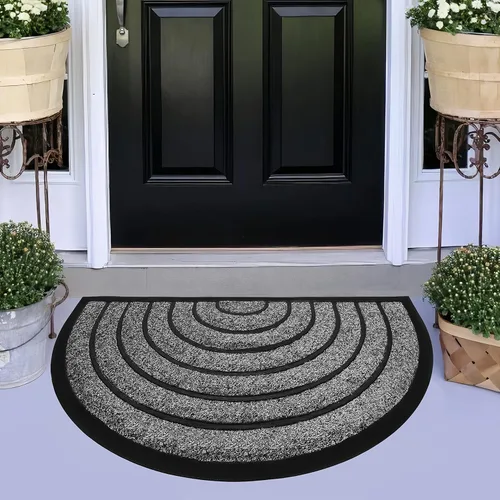 Miniatura 2 de ubdyo Paquete de 2 tapetes resistentes para puerta de entrada al aire libre, tapetes para atrapar la suciedad fangosa, tapetes para puertas