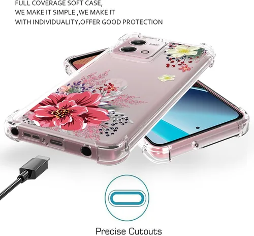 Miniatura 6 de Funda para Moto G Stylus 2023: funda de goma TPU flexible para Motorola Moto G Stylus 2023 para Motorola Moto G Stylus 2023, diseño floral de flores