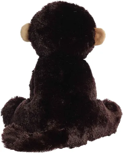 Miniatura 3 de Aurora® Peluche de mono de peluche – Comodidad acogedora – Acurruces sin fin – Marrón 14 pulgadas