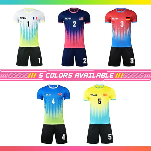 Miniatura 11 de Camisetas de fútbol personalizadas para hombres, mujeres, niños, camisetas de fútbol personalizadas, pantalones cortos, uniformes