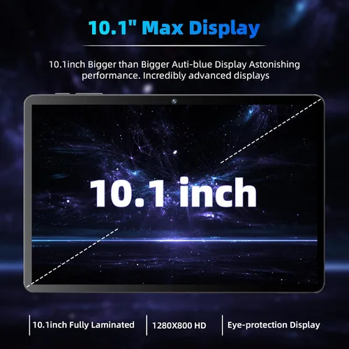 Miniatura 4 de Tablet Android 14, tabletas de 10 pulgadas, CPU Octa Core, 10GB+64GB+512GB de expansión, pantalla de 1280x800, Wi-Fi6, cámara dual, PC tablet