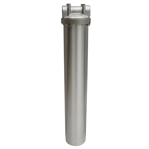 TECHTONGDA Carcasa de filtro para sistema de filtración de agua Acero inoxidable 1 pulgada NPT para 20 pulgadas Cartucho de filtro largo 72psi