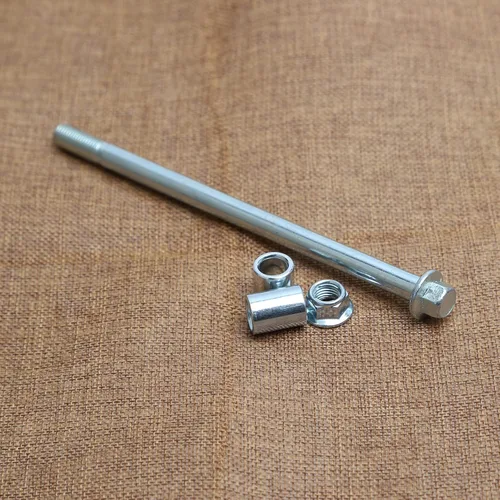 Miniatura 4 de Mokuo Eje Delantero Trasero de 10mm 175mm con Bujía 6mm 15mm 20mm Compatible con Motocicleta Pit Dirt Bike Ciclomotor Scooter QUAD ATV Mini Vehículo