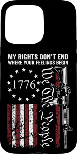 Miniatura 31 de My Rights Don't End Where Your Feelings Begin USA Gun Flag Case for iPhone 17