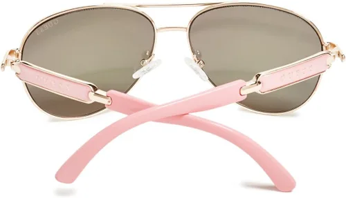 Miniatura 3 de GUESS Gafas de sol aviador de metal para mujer