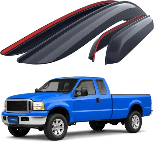 Miniatura 10 de Goodyear - Deflectores de ventana inastillables para Chevrolet (Chevy) 2011-2015 Cruze Sedan, protectores de lluvia con cinta adhesiva, viseras