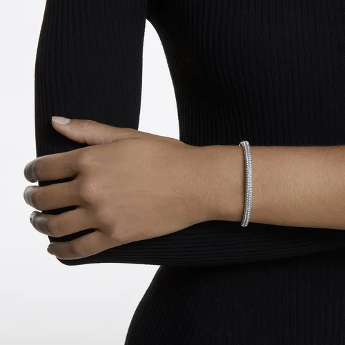 Miniatura 6 de Swarovski Stone Bangle Bracelet Collection, Clear Crystals, Pink Crystals