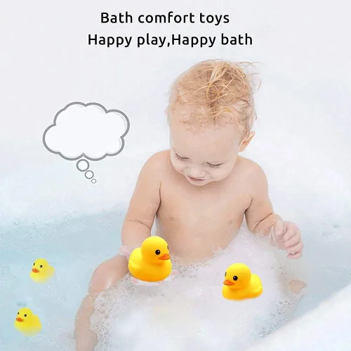 Miniatura 3 de CICITOYWO Patos de goma amarillos, 30 piezas de juguetes de baño pequeños preescolares para tina, patos flotantes, regalo para baby shower, bebés