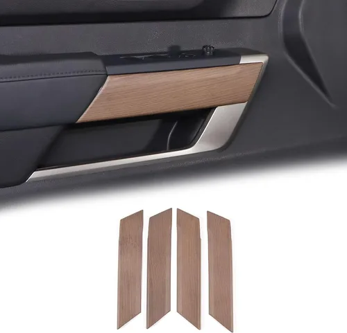 Miniatura 10 de Tira de decoración de panel de puerta interior de automóvil ABS para Toyota Tundra 2022 Protección de la puerta del automóvil, accesorios de moldura