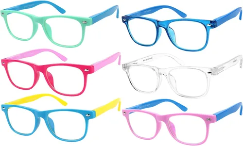 Yogo Vision Blue Light Glasses for Kids Anti Eyestrain UV Protection Computer TV Phone Kids Blue Light Glasses For Boys Girls