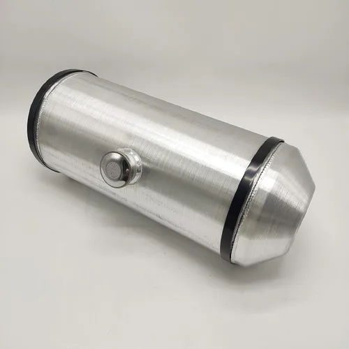 Miniatura 6 de JSD 9 galones 10"x26" aluminio girado redondo tanque de gas centro de llenado 1/4" NPT salida