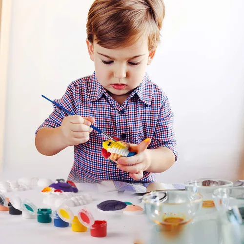 Miniatura 3 de KODATEK 80 piezas de artes y manualidades para niños de 4 a 8 años, kit de pintura para niños, kit de actividades de manualidades de Pascua