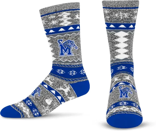 Miniatura 42 de For Bare Feet Ugly Holiday Sweater Crew Sock NCAA