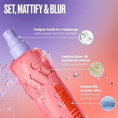 Miniatura 5 de Urban Decay All Nighter - Spray fijador de maquillaje impermeable, acabado mate difuminado, hasta 24 horas de uso, niebla facial ultrafina