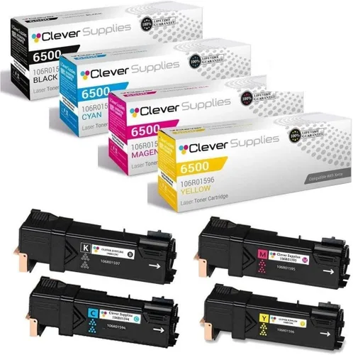 Miniatura 321 de CS compatible Xerox Phaser 6510/WorkCentre 6515 (106r03480) 2 cartuchos de tóner negro para Phaser 6510, WorkCentre 6515 2 negro